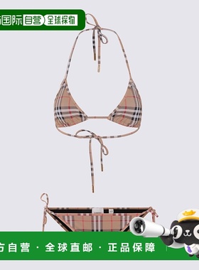 BURBERRY 女士帽子 8009008A5145 AW2025 浅棕色 BURBERRY Check