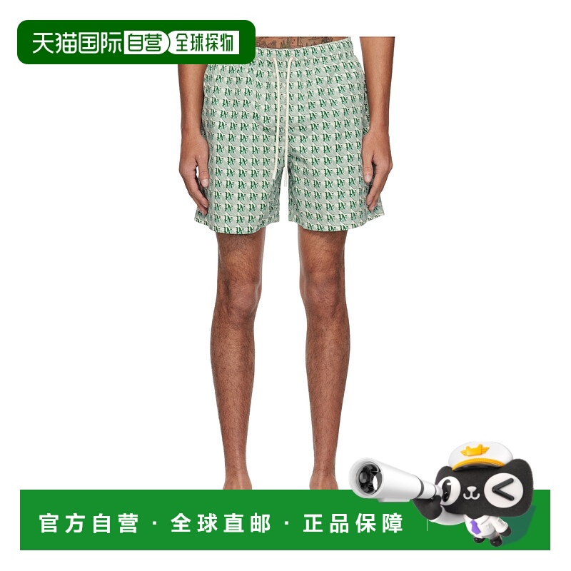1h可退 PALM ANGELS 男士泳装 PMFD012S25FAB004550B SS2025