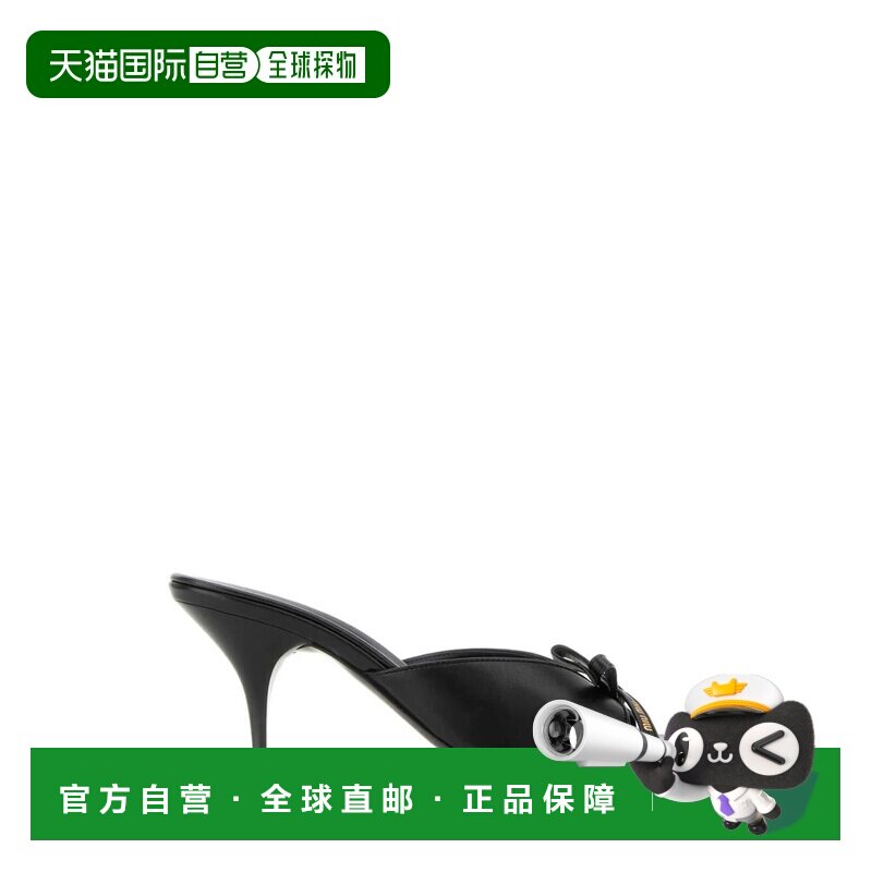 MIU MIU 女士拖鞋 5XX662F07579NF0002 SS2026 黑色女鞋凉鞋