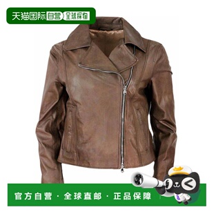 AW2025 LEA14400001 棕色 女士夹克 BARBA