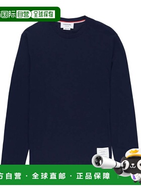 THOM BROWNE 男士针织衫 MJS218AJ0084415 CO 蓝色 T-SHIRT