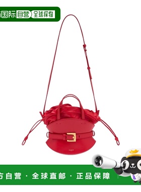 BALMAIN 女士斜挎包 FN0DP017LMTE3AC CO 红色手提包单肩包腰包