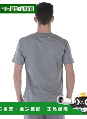 1h可退 MOSCHINO 男士T恤 A19128102GREY SS2022 灰色 印花T恤