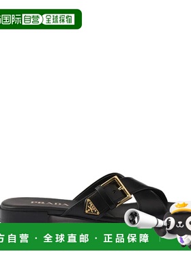 PRADA 女士凉鞋 1XX778F0102480002 SS2026 黑色 Prada Leather C
