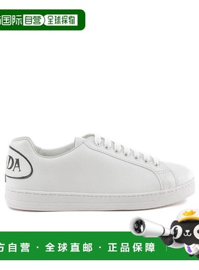 PRADA 男士运动鞋 4E32993KE00095F SS2021 白色 系带休闲运动鞋