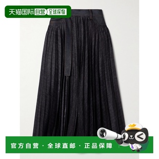 1h可退 潮奢 Sacai 女士 细褶半身裙 2507718 blue蓝色 舒适时尚