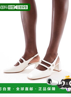 1h可退 潮奢 Stradivarius 斯特拉迪瓦里斯 女士 高跟玛丽珍鞋靴(