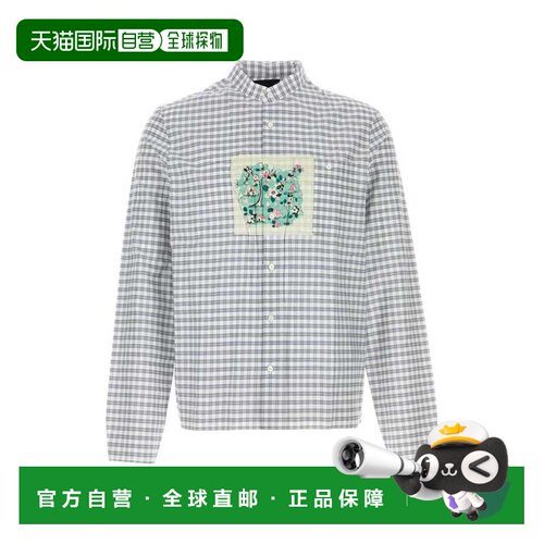 PRADA 男士衬衫 UCN641SWMO18WRF0008 SS2026 蓝色