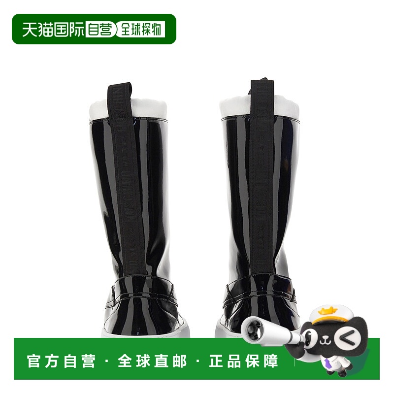 1h可退 MOSCHINO 女士靴子 MA15984G1HM3600A AW2023 黑色雨靴