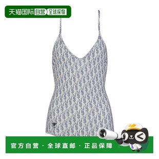 灰色 DIOR AW2025 54BS01A2851X5807 细肩带连体泳衣 女士泳装