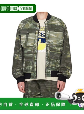DIESEL 男士夹克 A148500IPAZ5FQA AW2024 黑色 长袖休闲夹克