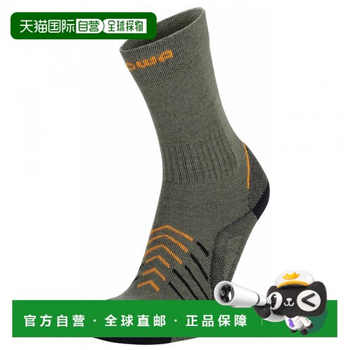 1h可退 LOWA 男士户外袜 2016969FOREST CO 绿色