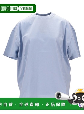 PRADA 女士T恤 3556B11CDSOOOF0076 SS2025蓝色 短袖