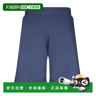 GIVENCHY 男士短裤 BM51863YJ5402 SS2024 蓝色 Blue cotton berm