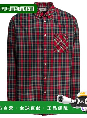 CELINE 男士衬衫 RC0BH1546GDO1 SS2026 红色 长袖衬衫