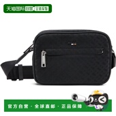 黑色压花斜挎包 1h可退 50548071单肩包 波士 男士 潮奢 BOSS