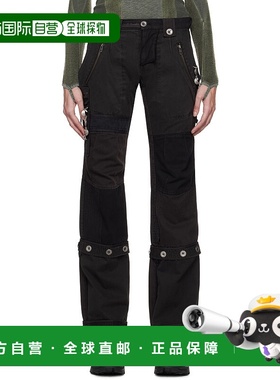 1h可退 潮奢 hyein seo 女士 黑色 & 灰色 Convertible Patchwork