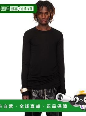 1h可退 潮奢 rick owens 瑞克 欧文斯 男士 黑色 Hollywood Basic