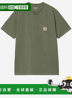 CARHARTT WIP 男士T恤 I03043411XX SS2026 军绿色