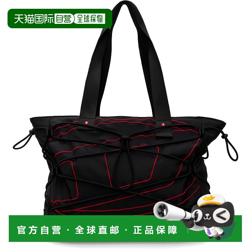 1h可退 潮奢 Diesel 迪赛 男士 黑色 Tech-D M X 托特包 X10410P3