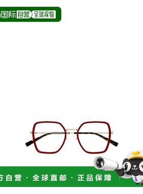 GUCCI 女士眼镜 GG1850O004 SS2025 红色 几何平光镜古驰