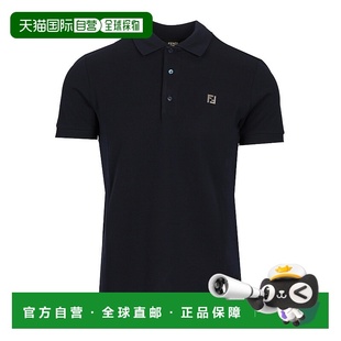 FY0985F0QB0 SS2025 蓝色 FENDI POLO男装 POLO衫 PIQUET 男士