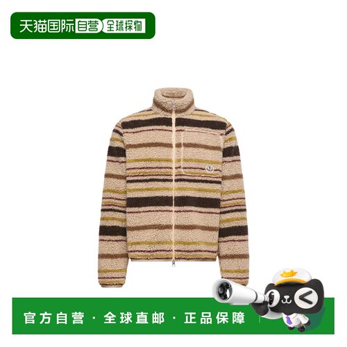 MONCLER 男士针织衫 8G0003589BG9F03 AW2026 棕色 ZIP UP CARDIG