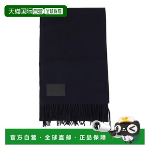 HOGAN 女士围巾 KSUF2513520XQEU808 AW2025 蓝色 Fringes Scarf