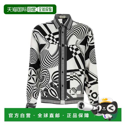 香港直邮VERSACE 男士衬衫 10245201A192705B040 【付后1h可退】