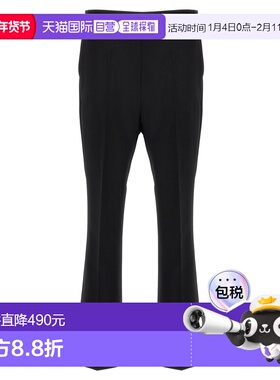 1h可退 MAX MARA 女士休闲裤 NEPETA003 SS2024 黑色 'Nepeta' pa