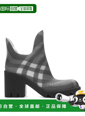 BURBERRY 女士靴子 8083380 AW2024 黑色 Burberry Lf Marsh Heel