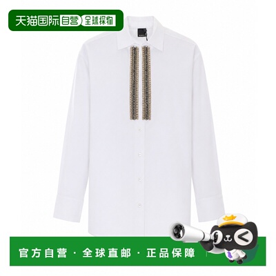 PINKO 女士衬衫 104708A3HRZ04 AW2026 白色 长袖【付后1h可退】