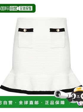 1h可退 SELF-PORTRAIT 女士半身裙 SS24217SKWHITE SS2024包臀裙