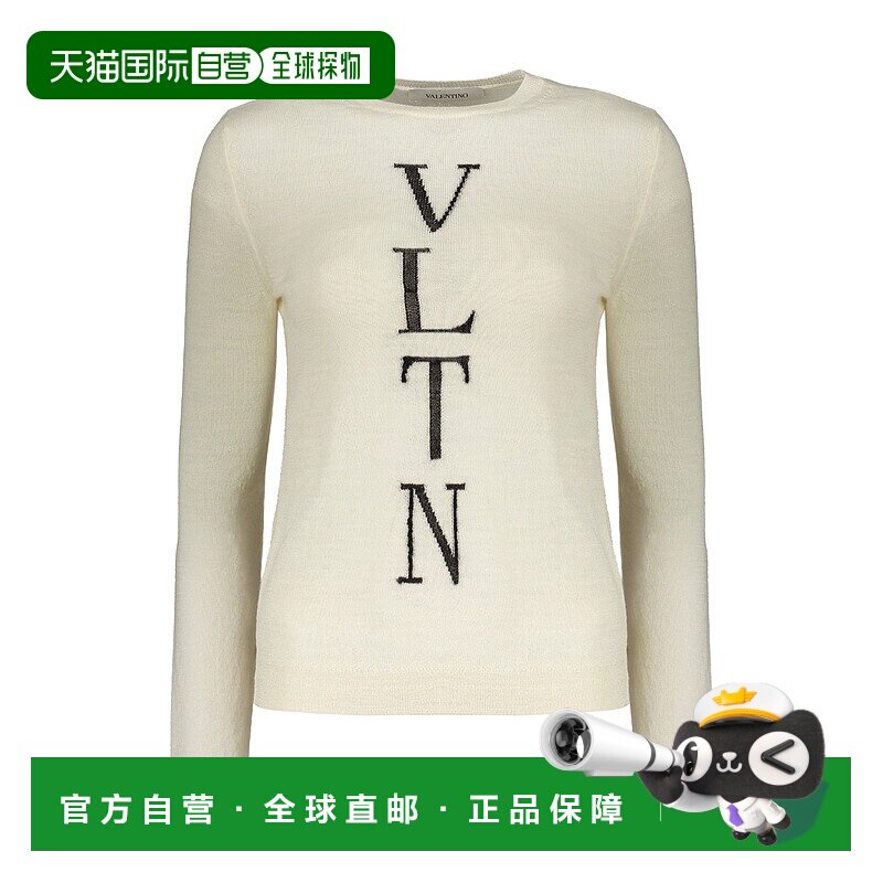 VALENTINO 女士针织衫 BKC25P76L341 SS2024 花色 圆领长袖毛衣