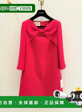 VALENTINO 女士连衣裙 BVAJ061CFR9M SS2026 粉红色 蝴蝶结迷你连