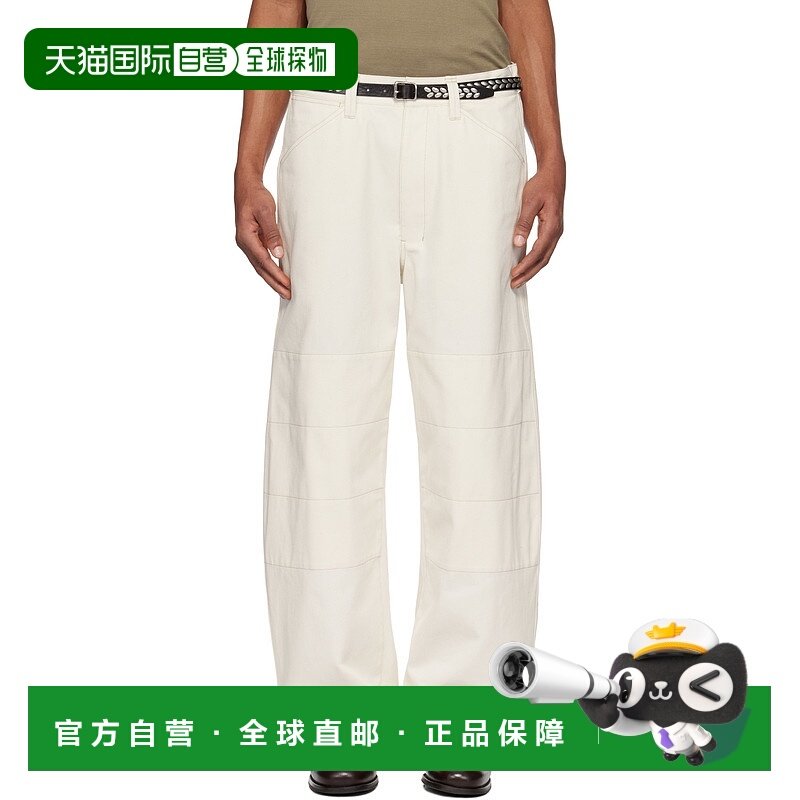 1h可退 潮奢 Lemaire 男士 灰白色 Big Work 长裤 PA1174LF1365