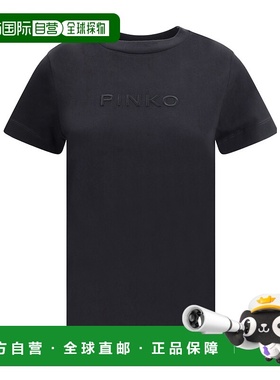 PINKO 女士T恤 101752A2RDZ99 AW2025 黑色 Short-sleeved T-shir
