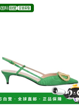 VALENTINO 女士凉鞋 WS0Q70FIZD4U CO 绿色 尖头高跟凉鞋
