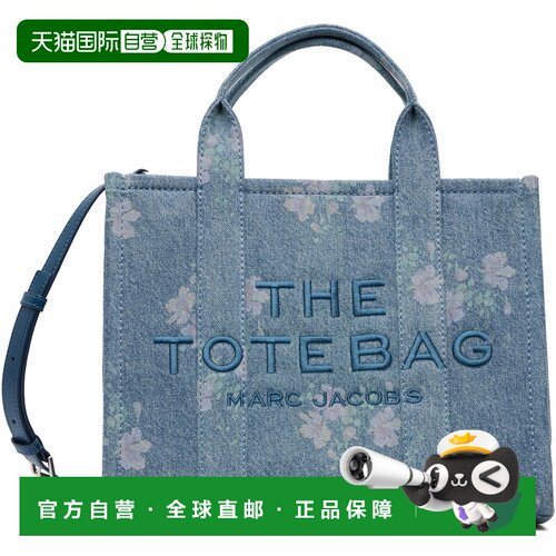 Marc Jacobs 马克 雅可布 女士 蓝色中号 Antique Floral Denim