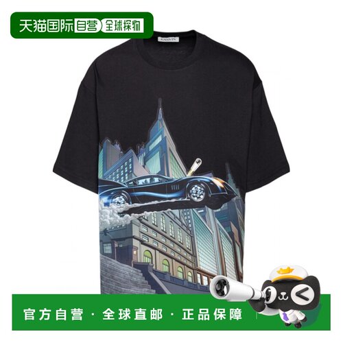 1h可退 LANVIN 男士T恤 LVRMTS0009J234E22BBS10 SS2022