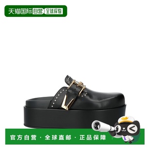 1h可退 潮奢 versace 范思哲 女士 Mules 木屐 black黑色 舒适时