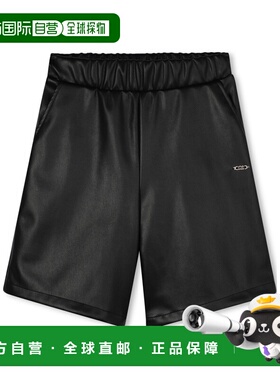 MICHAEL KORS 女童短裤 R3044109B AW2025 黑色 弹力高腰短裤