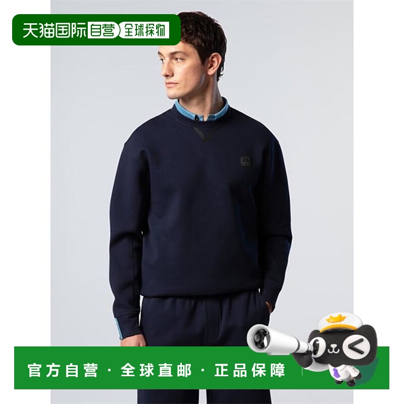1h可退 潮奢 North Sails 男士 NS 圆领带Logo运动衫卫衣