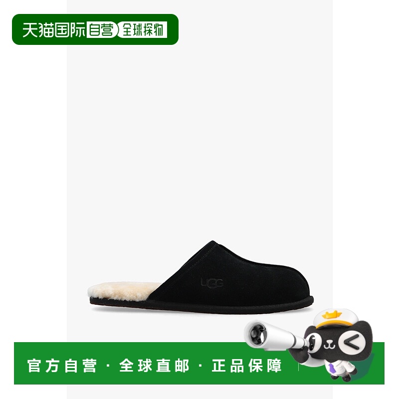 1h可退 UGG 男士凉鞋 11011110BLK CO 黑色 ?Scuff? suede slippe