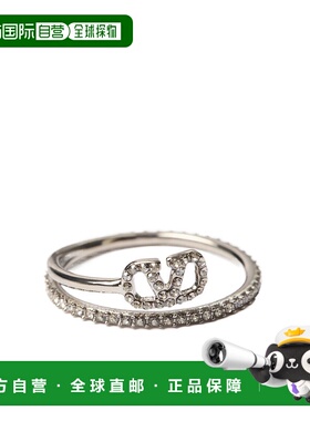 VALENTINO 女士戒指 5W0J0X02YCW68S AW2024 白色 VLOGO 属戒指