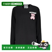 MOSCHINO 黑色 女士卫衣 1h可退 T071054401555 AW2020 长袖 T恤