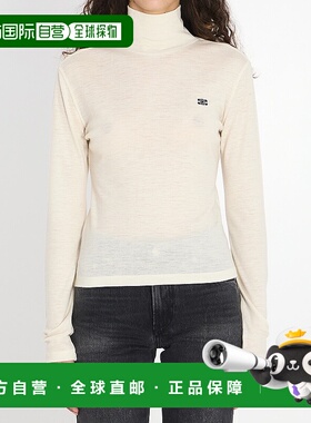 CELINE 女士针织衫 RX0C40U3901CN AW2025 乳白色 羊毛针织高领上