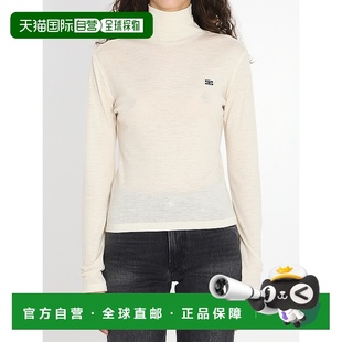 乳白色 CELINE AW2025 RX0C40U3901CN 羊毛针织高领上 女士针织衫