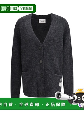 潮奢 ISABEL MARANT 女士 Eborah 羊驼毛混纺针织开衫 CA0129FAD1