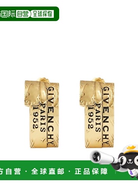 GIVENCHY 女士耳饰 BF115FF003966 AW2025 珐琅金色胶带配饰 耳环